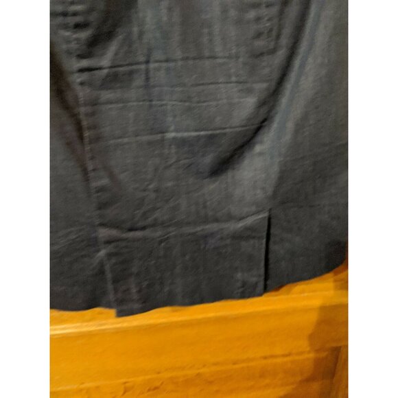 Loft Womens Pencil Modest Skirt Blue Gray Size 2P 2 Petite - Picture 3 of 5